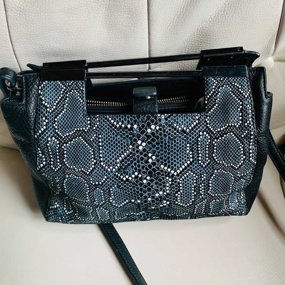 Halston heritage phyton bag